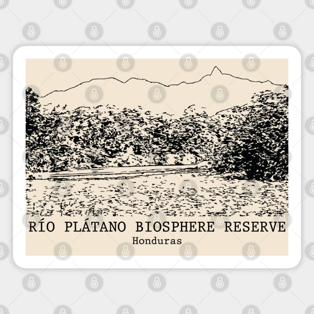 Río Plátano Biosphere Reserve - Honduras Magnet by Lakeric